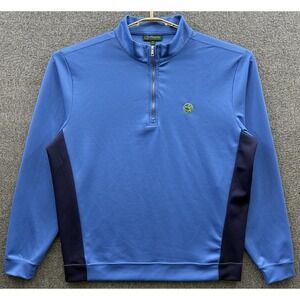 Masters 1934 Berckmans Pullover Mens XL Blue Augusta National 1/4‎ Zip Golf ANGC